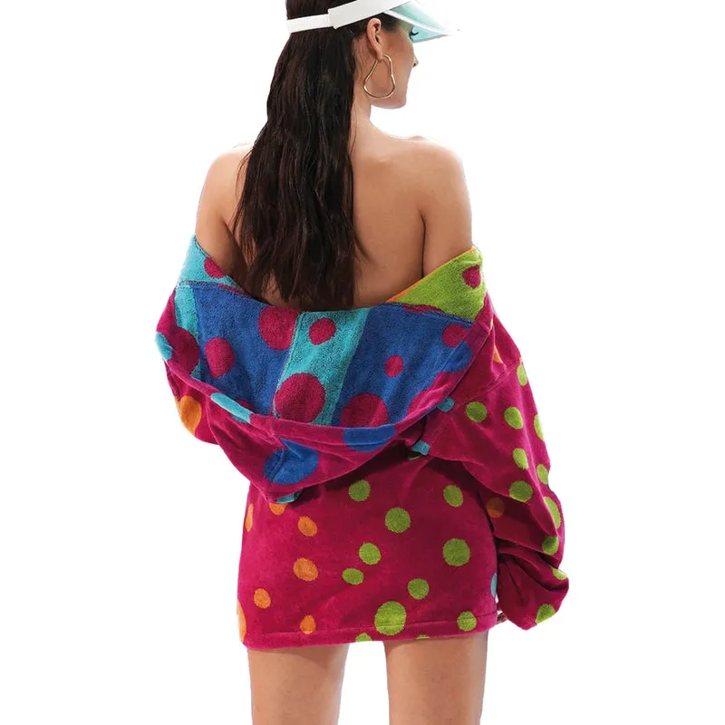 Accappatoio con Cappuccio los roques Moderno in Cotone 380 gr/mq