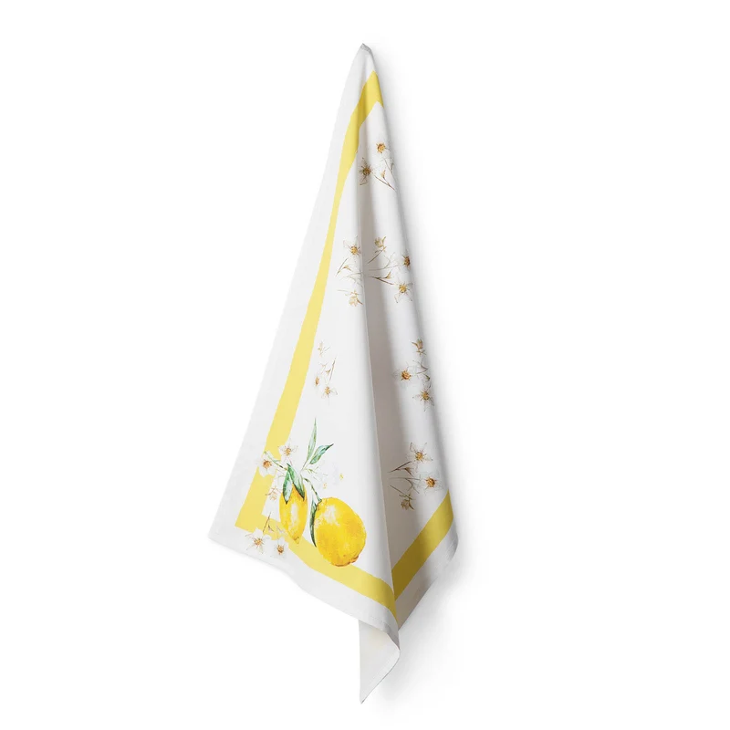 Strofinaccio positano Floreale in Cotone