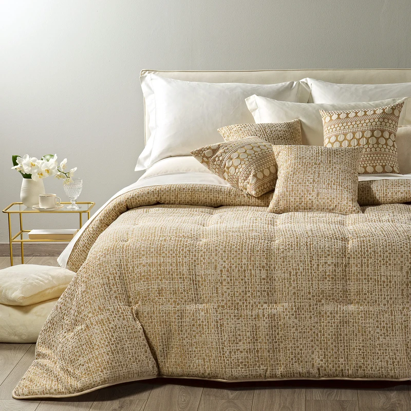 Trapunta Leggerissima smeralda in Raso Jacquard 200 gr/mq