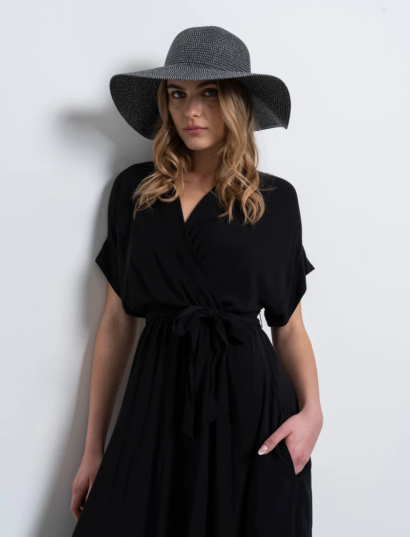 Vestito lungo da donna - Nero