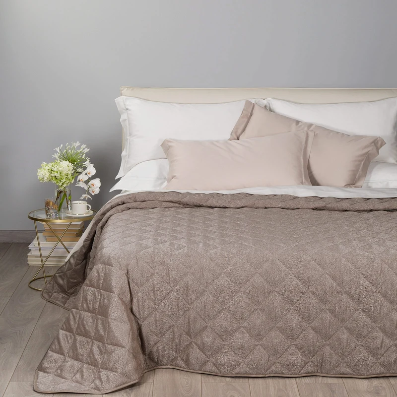 Copriletto Primaverile samoa in Raso Jacquard 80 gr/mq