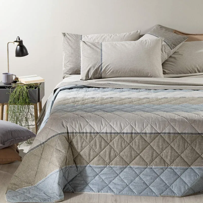 Copriletto Primaverile city style in Cotone 80 gr/mq