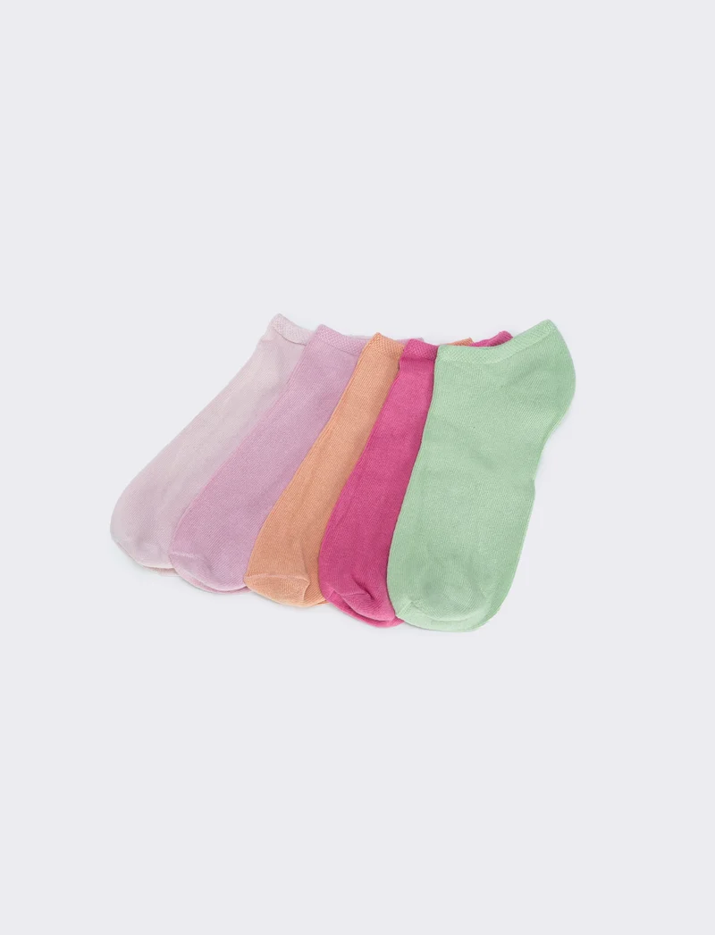 Set di 5 paia di calzini corti - Multicolore
