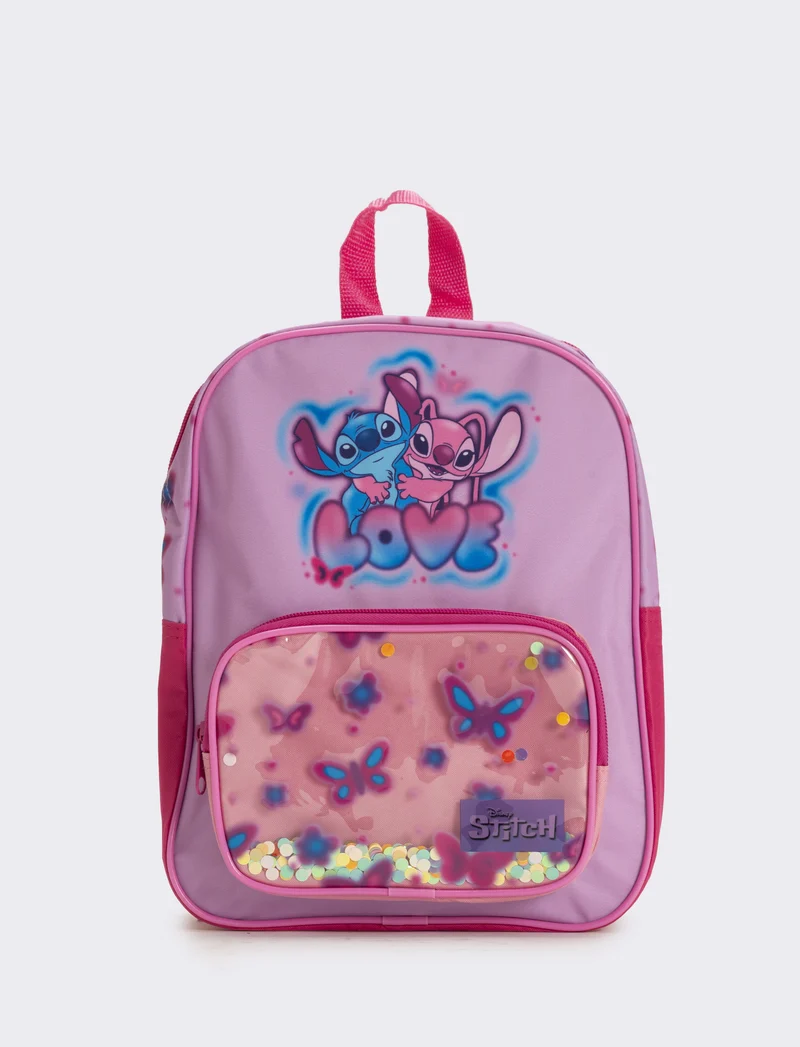 Zaino girl con tasca - Fuxia