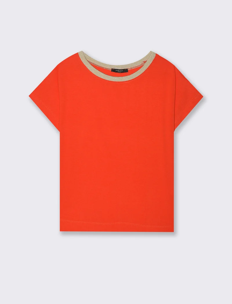 T-SHIRT MANICA CORTA - Corallo