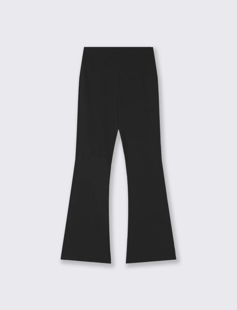 PANTALONE TESSUTO SCUBA - Nero