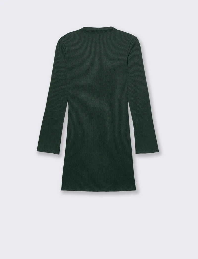 VESTITO CORTO - Verde scuro
