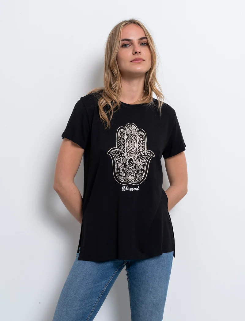T-shirt manica corta da donna - var 1