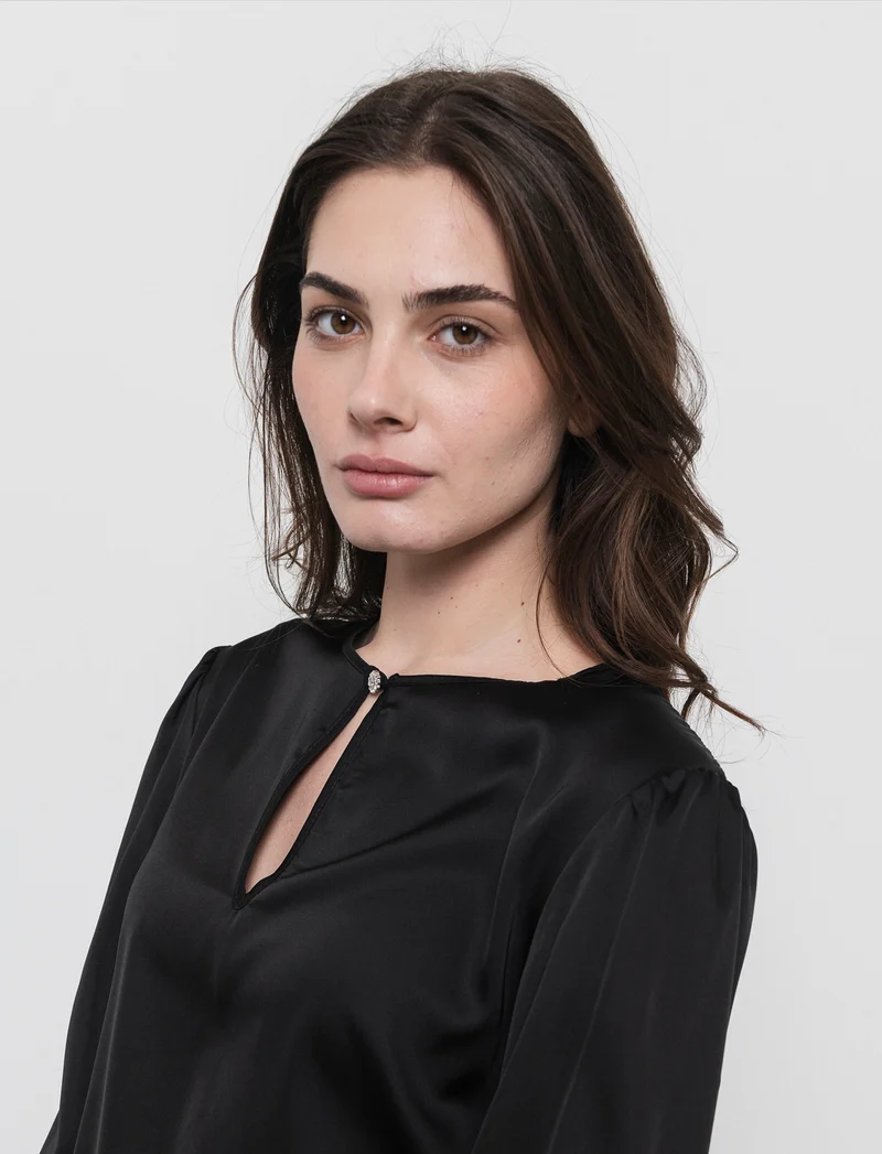 Casacca raso - Nero