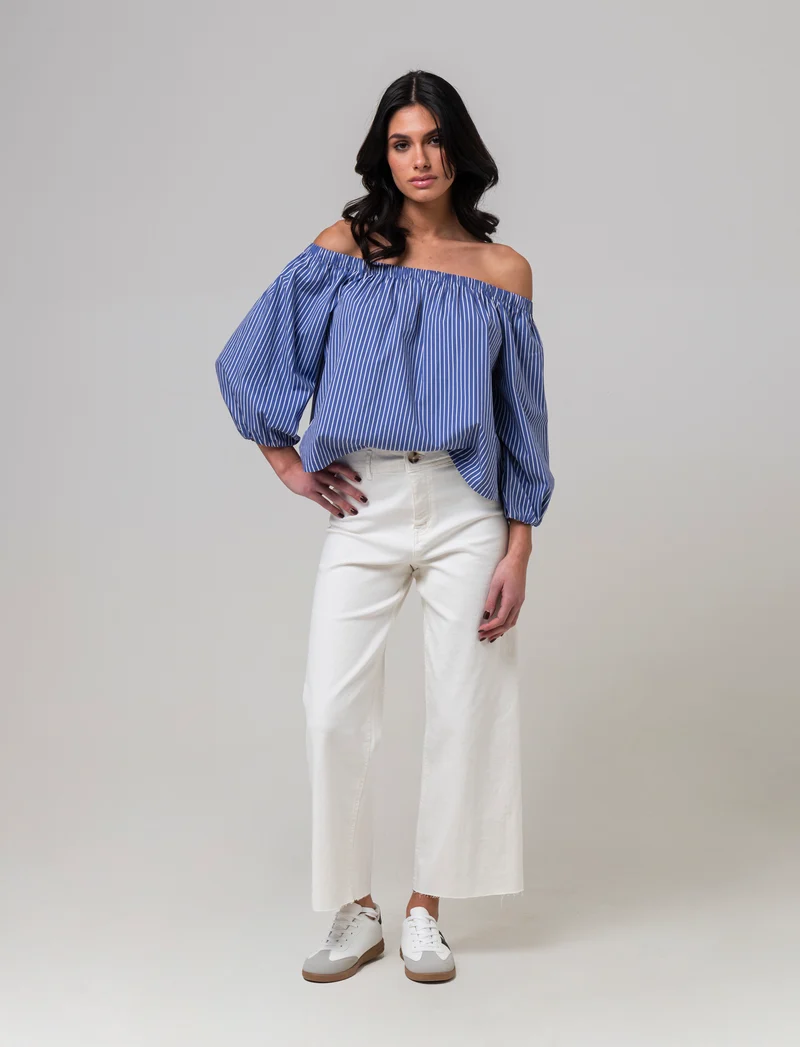 Jeans alla caviglia da donna - Bianco
